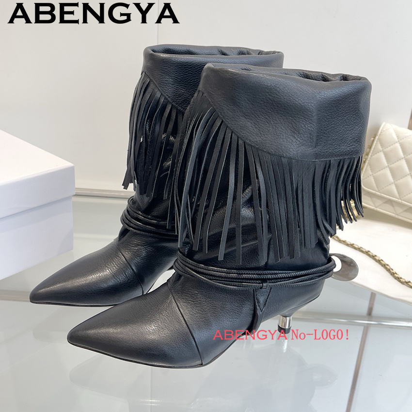 Suede Leather Edge Tassel Desi - огляд і ціна Ethnic And Fashion