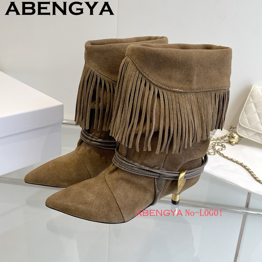 Suede Leather Edge Tassel Desi - огляд і ціна Ethnic And Fashion
