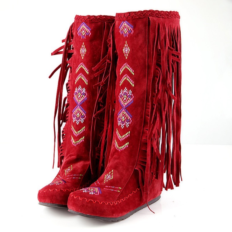 Tassel Boots Handmade Embroide - огляд і ціна Ethnic And Fashion