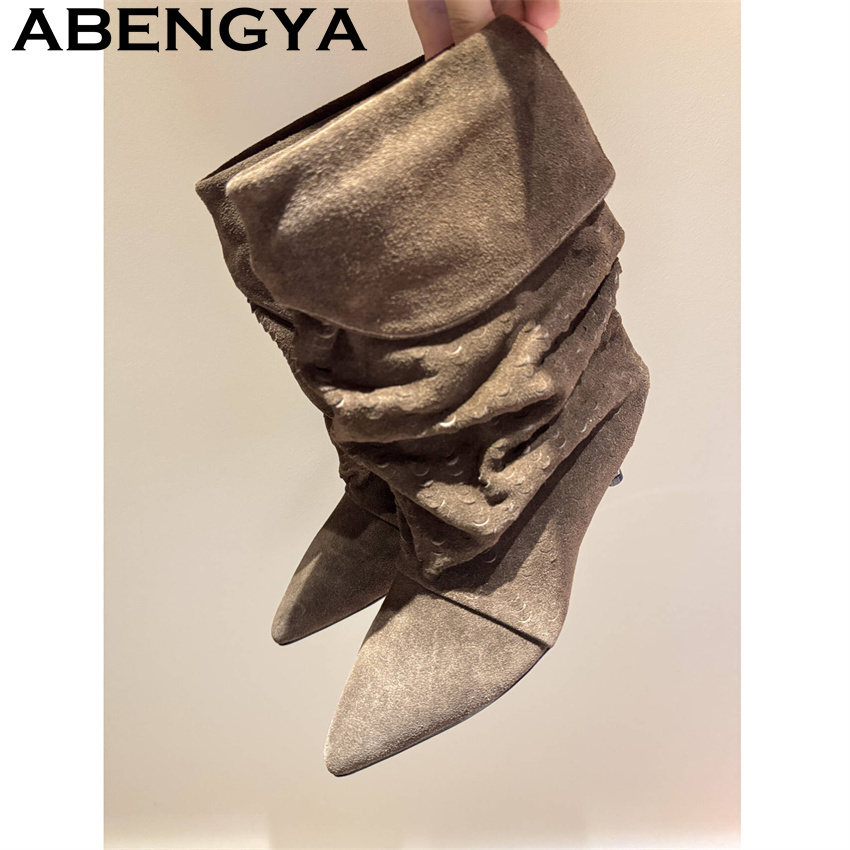 Women's Mid Calf Short Boots 2 - огляд і ціна Ethnic And Fashion
