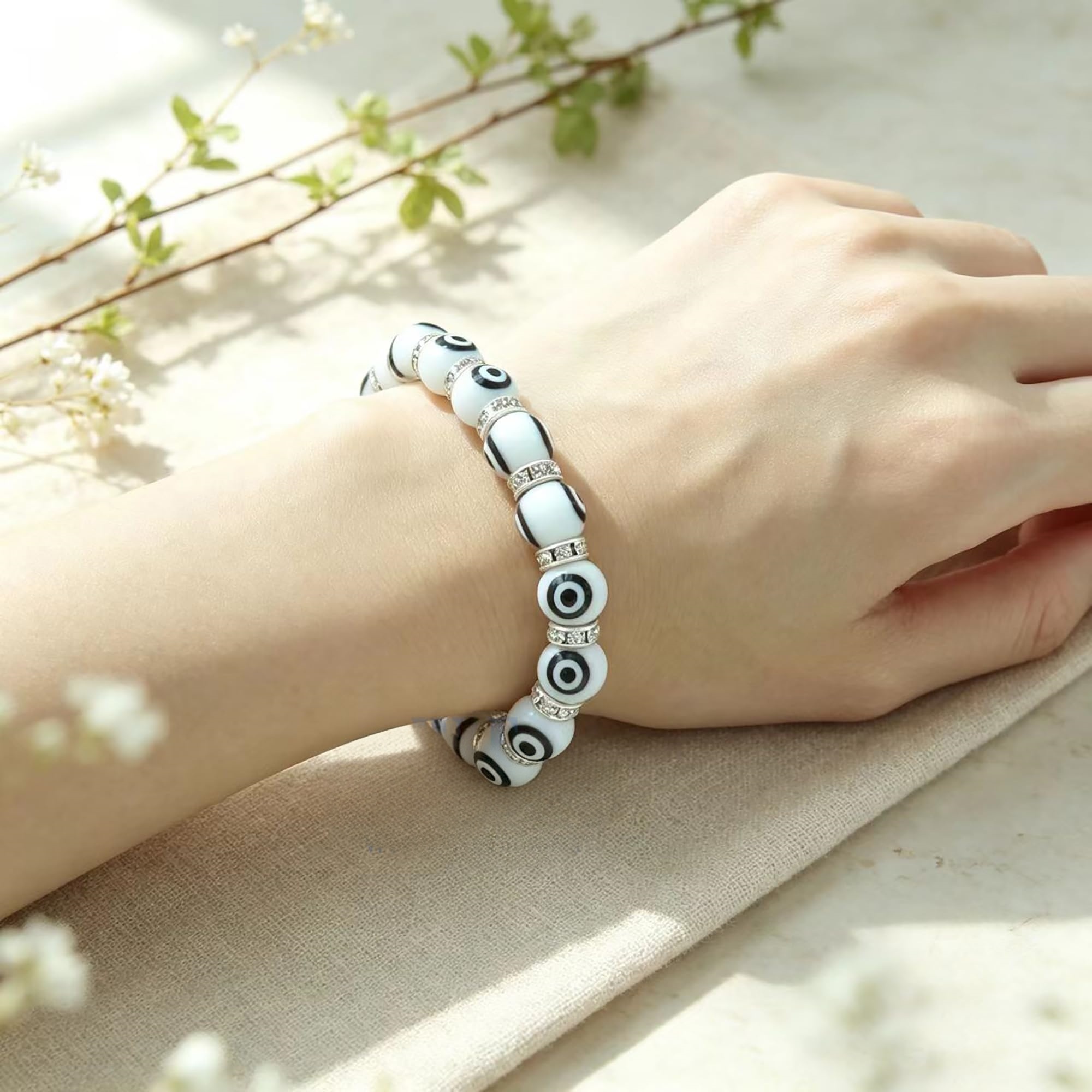 1 Evil Eye Bracelet, Elastic G - огляд і ціна Fashion Ethnic Wear For Men