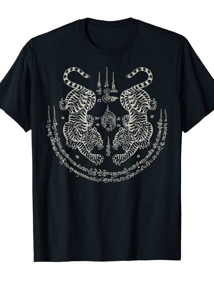 Sak Yant Thai Tattoo Twin Tige - огляд і ціна Thai Silk Blouse