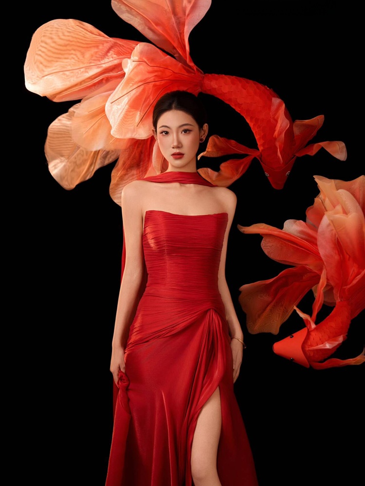 2026 New Year Red Lucky Carp C - огляд і ціна Ethnic Fashion Studio