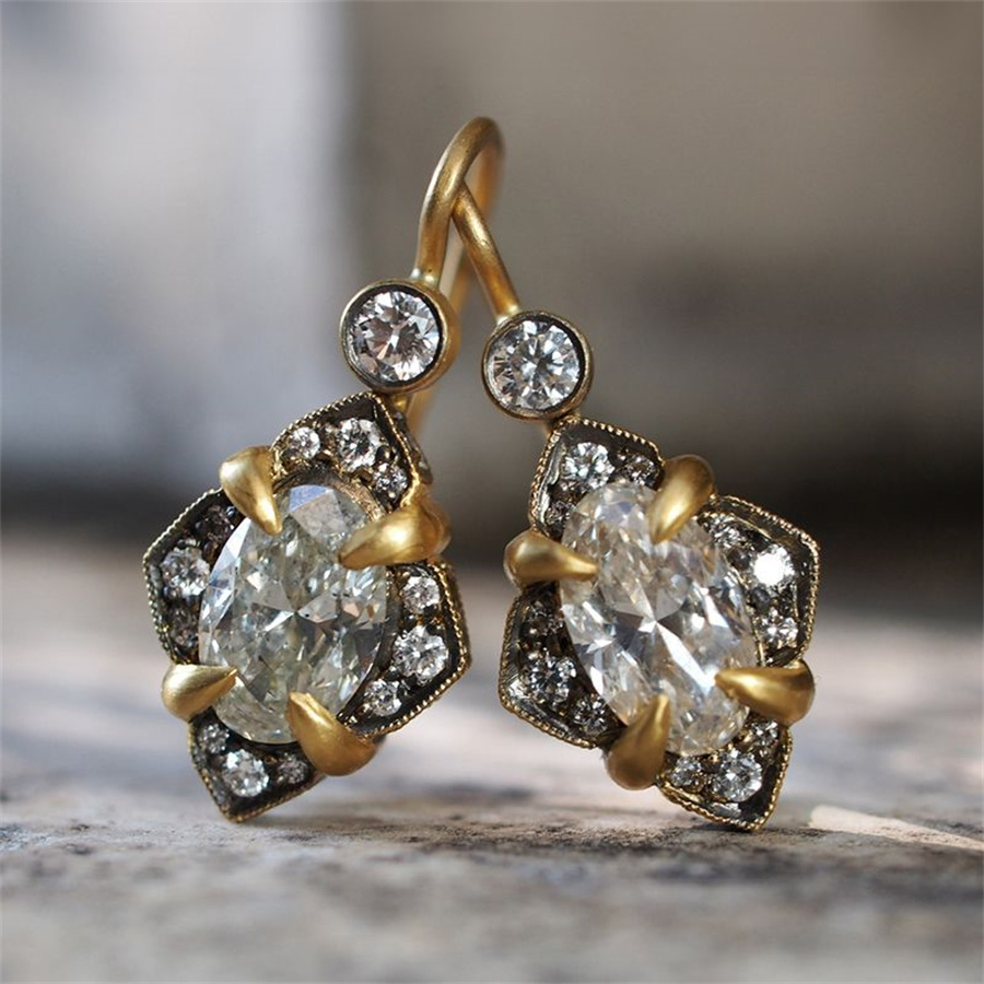 Vintage Inlaid White CZ Dangle - огляд і ціна Ethnic Fashion Wear For Women